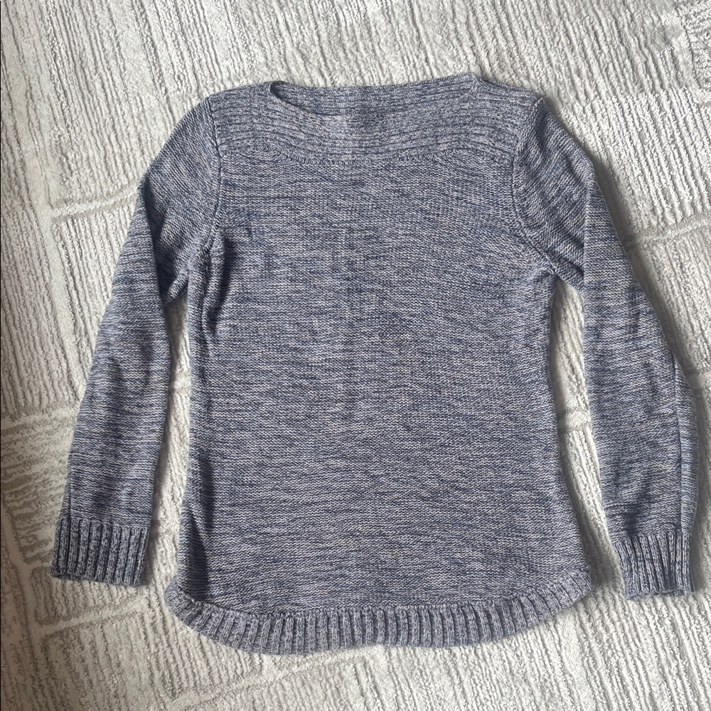 FDJ | Women's Sweater, blue, brown knit, M